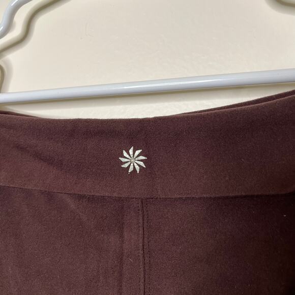 Lot 2 Athleta Noosa A-Line Fold Over Skirts M Stretch Gray Green Maroon Casual - Picture 8 of 10